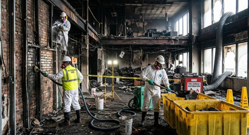 Commercial Fire Restoration in Fort Mill, SC