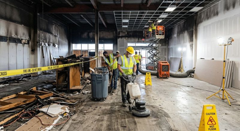 Commercial Fire Restoration in Marin County, CA