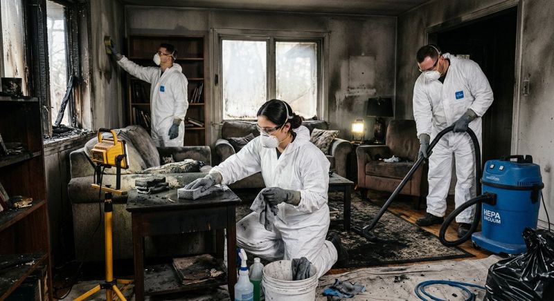 Soot Damage Restoration in Santa Rosa, CA